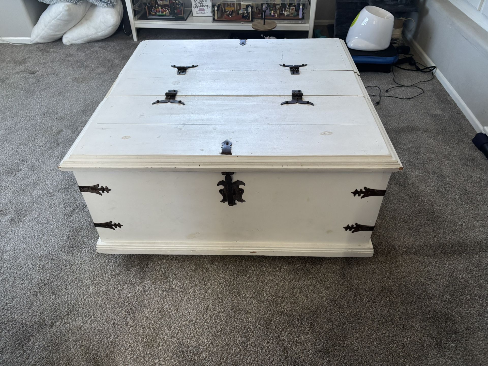 Solid Wood Storage Coffee Table