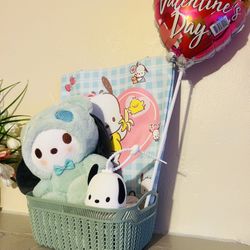 Valentine, Pochacco, Gift Basket