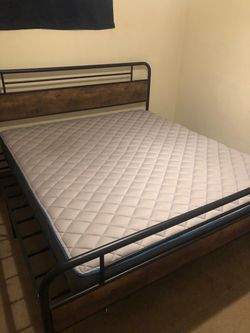 King size Bed mattress and frame