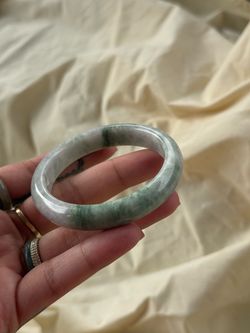 58mm Burmese Jadeite Bangle