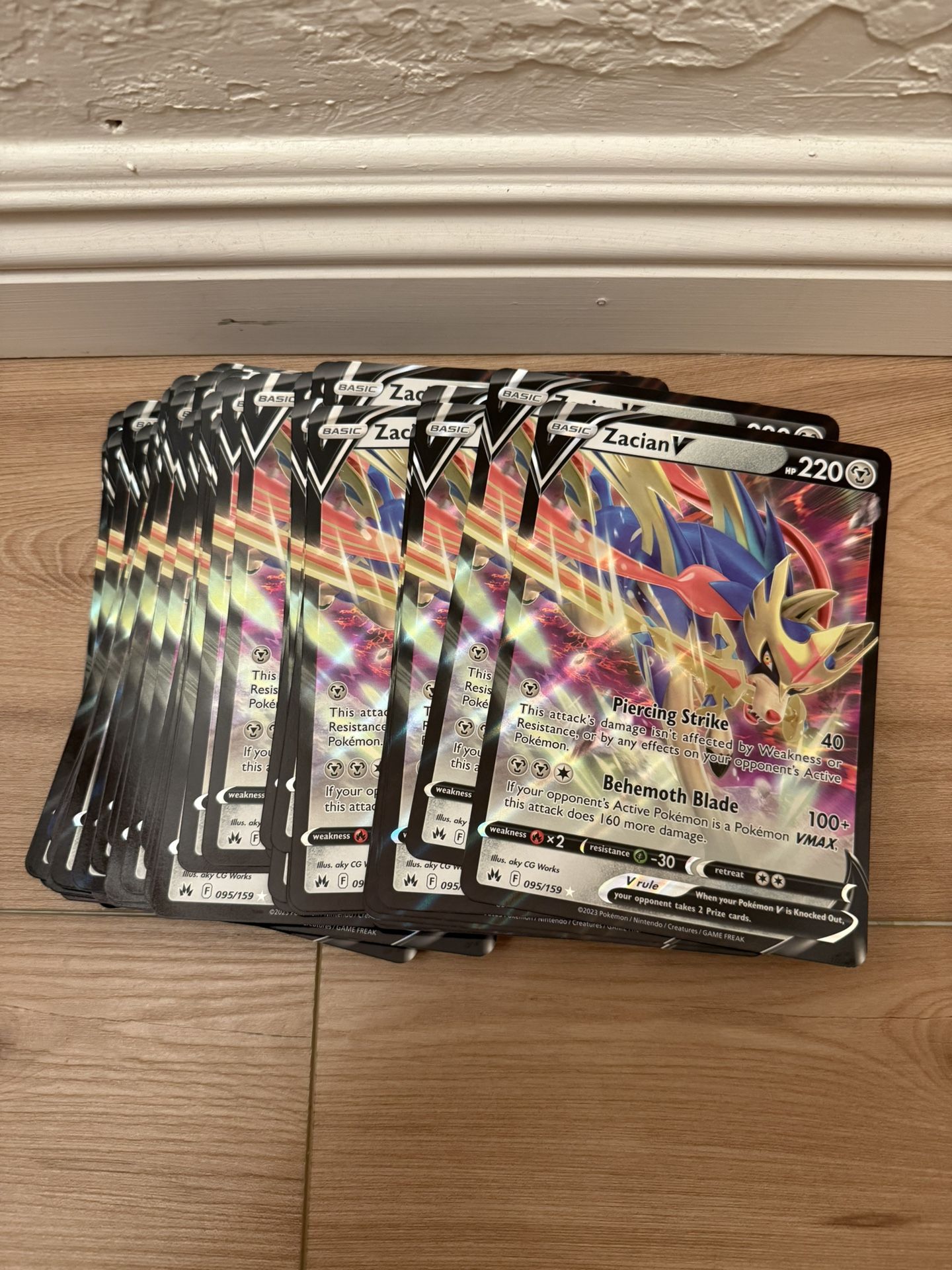 Zacian V Jumbo Card Lot – 68 Cards