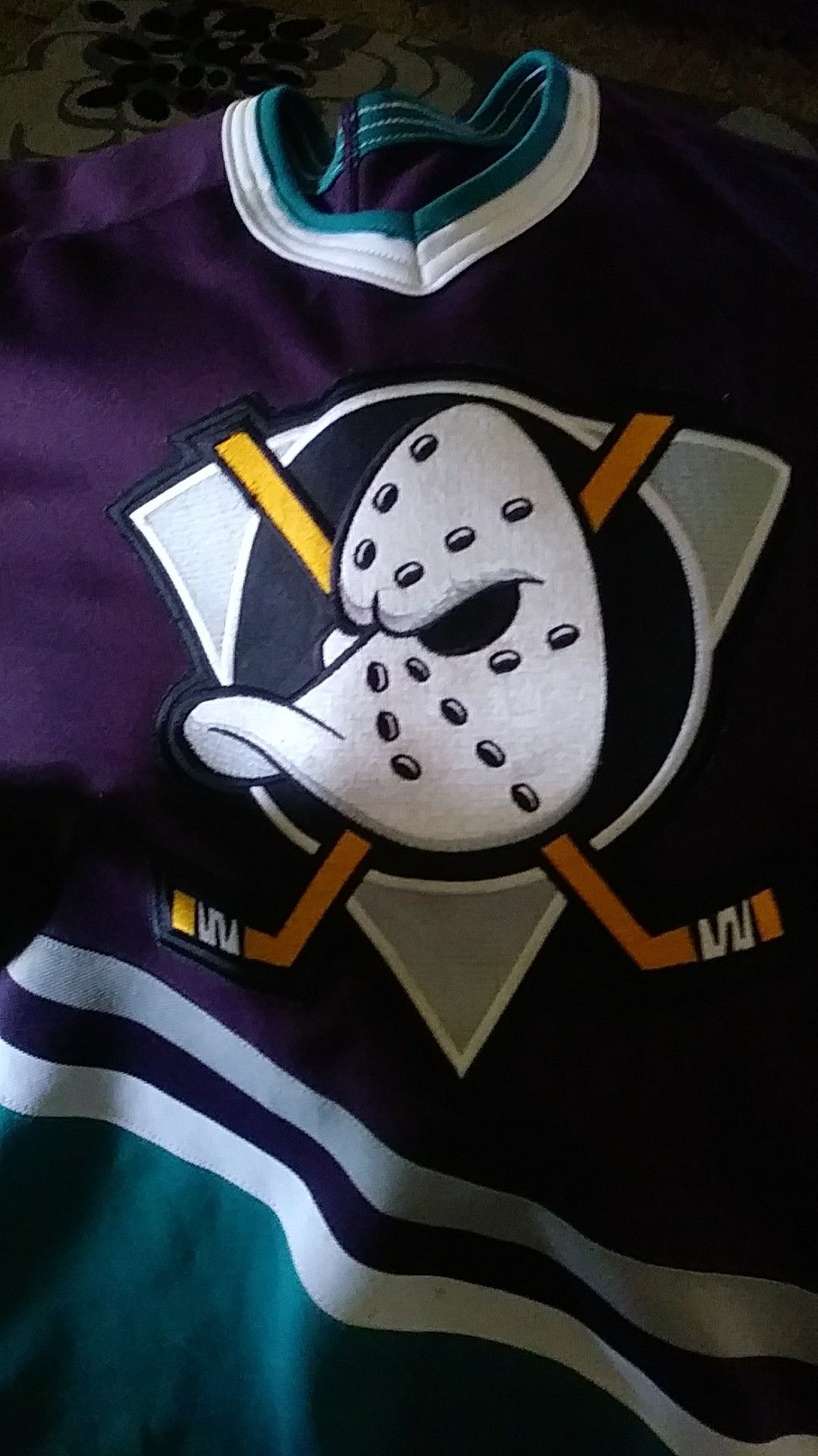 Mighty ducks hockey jersey