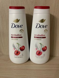 Dove Cherry & Chia Milk Body Wash, Price for Both