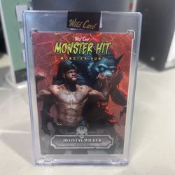 2025 Deontay Wilder Wild Card Monster Hits 1/1🔥