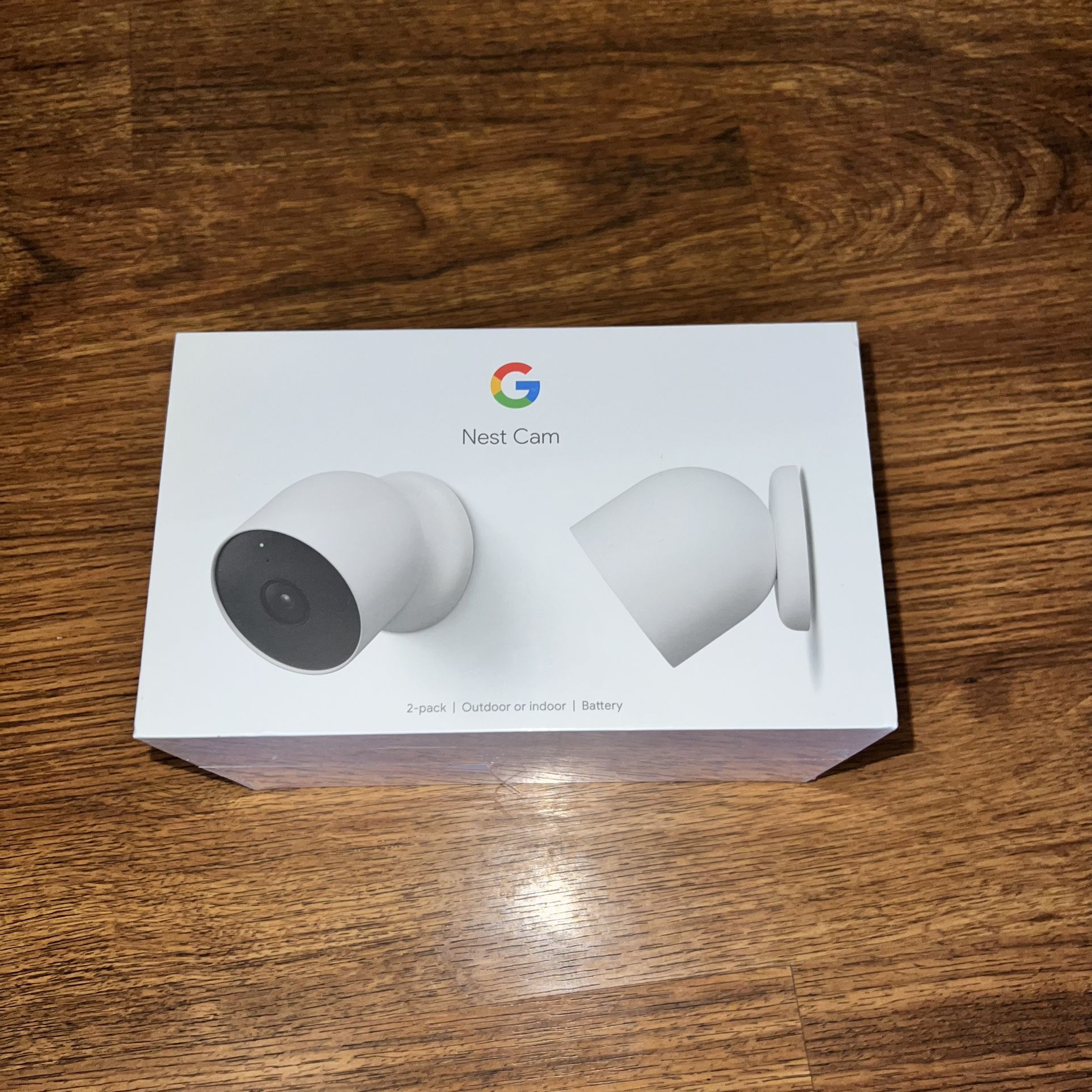 Google Nest Camera Outdoor Indoor 2 Pack Battery Snow