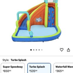 Inflatable Slide Splash Water 
