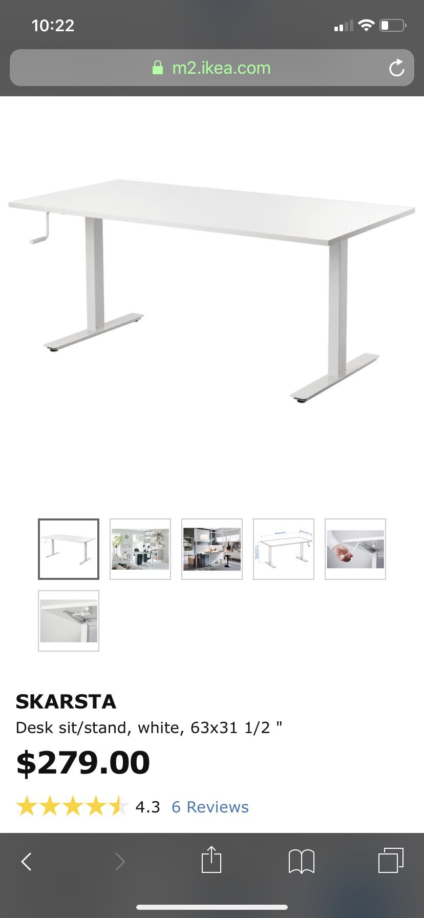 Skarsta - IKEA sit/stand desk