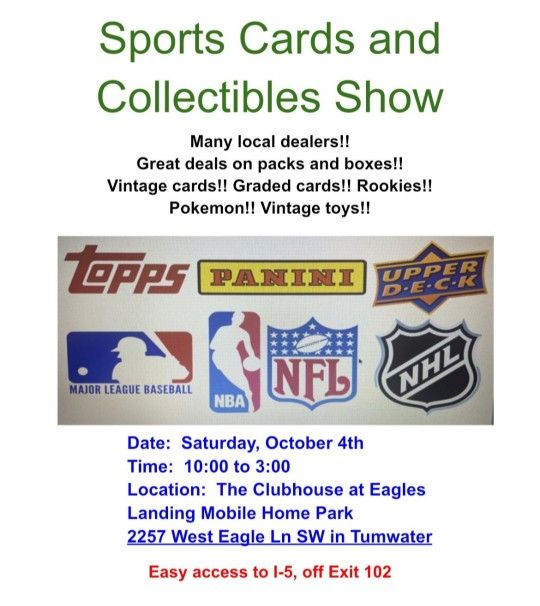 SPORTS CARDS AND COLLECTIBLE SHOW TUMWATER