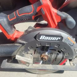 Bauer 20v 7 1/4  Brushless Circular Saw (Tool Only)