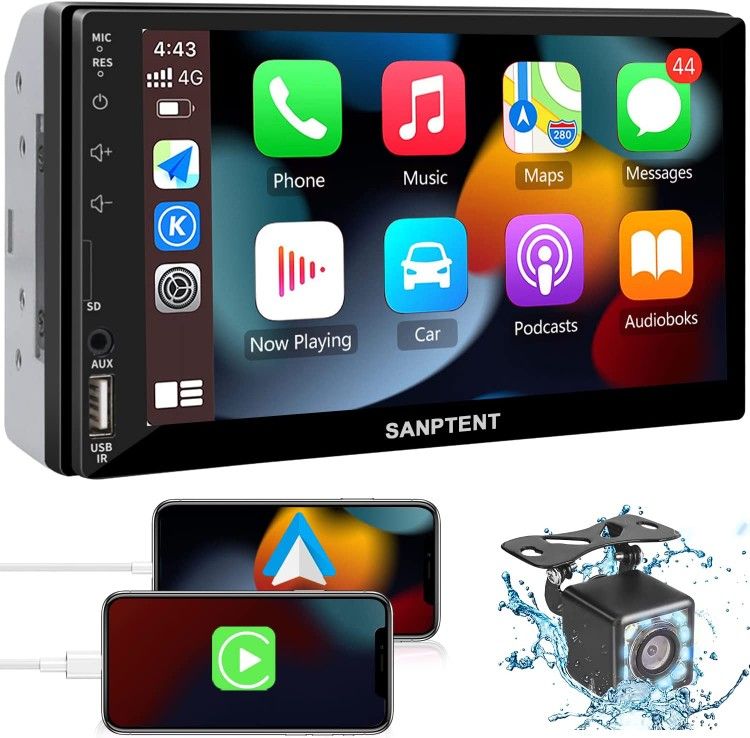 New Touch Screen Car Stereo With Apple Carplay, Android Auto