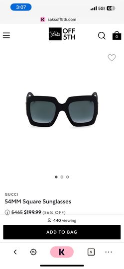 Gucci 54 MM Sunglasses