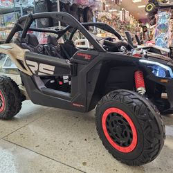 Canam maverick can-am 24v , 4x4 , A control remoto, pantalla para videos , asientos de piel , llantas de goma , luces led , amortiguadres , Bluetooth 