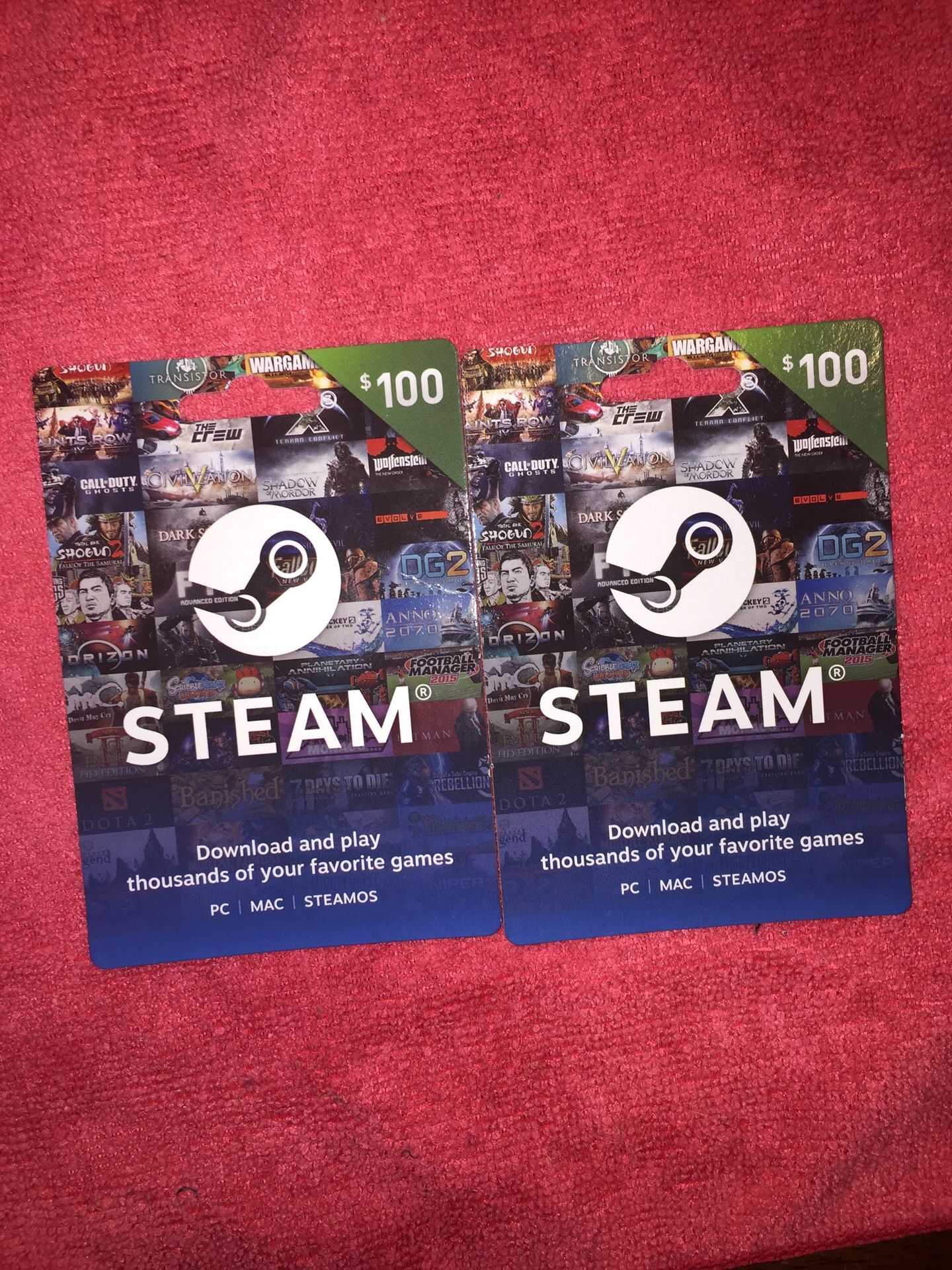 Steam Video cards