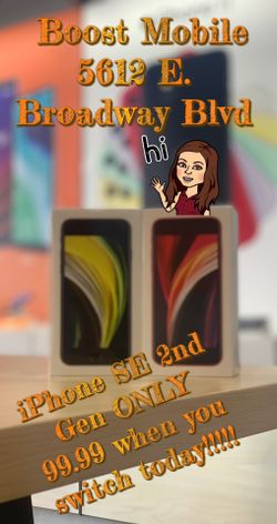 iPhone 📲 SE 2nd Gen ONLY 99.99 When you switch today!