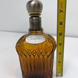 Vintage Bourbon Glass Bottle