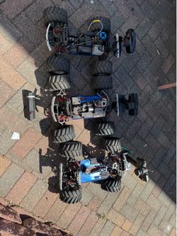 3 traxxas tmaxx max nitro tracks