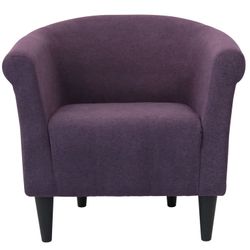 Fox Hill Trading Newport club chair eggplant light purple