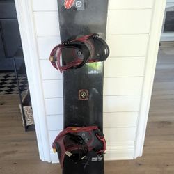 Burton 158 Snowboard W Bindings LG