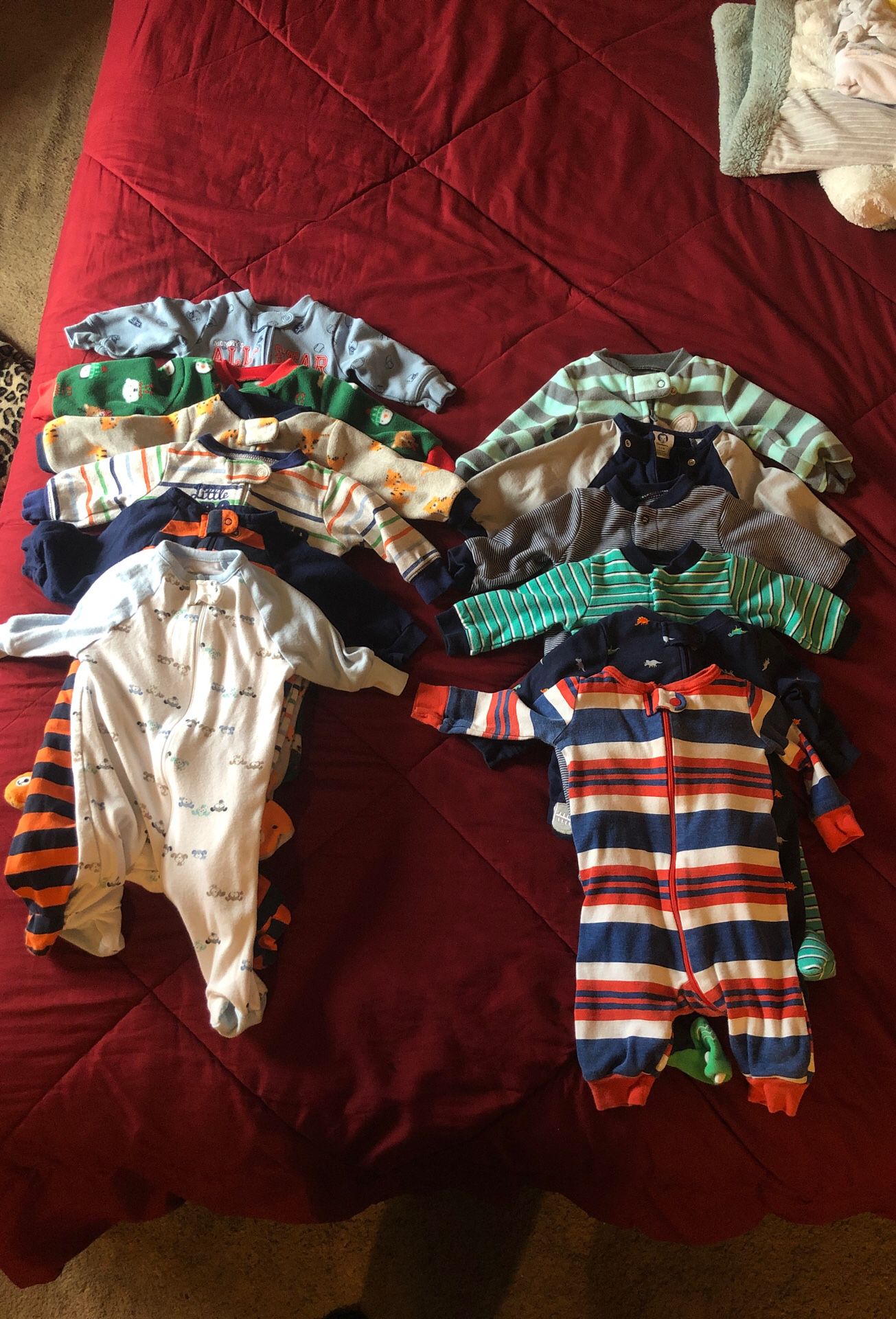 0-3 month baby boy sleepers