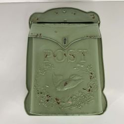 Vintage Style Wall-mount Mailbox Tin Post Box 