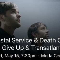 The Postal Service & Death Cab For Cutie: Give Up & Transatlanticism Concert Tickets