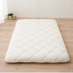 EMOOR Japanese Futon Mattress CLASSE Twin (39x79in) Made in Japan White, Foldable Floor Sleeping Bed Tatami Mat