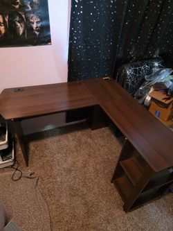 L shape desk