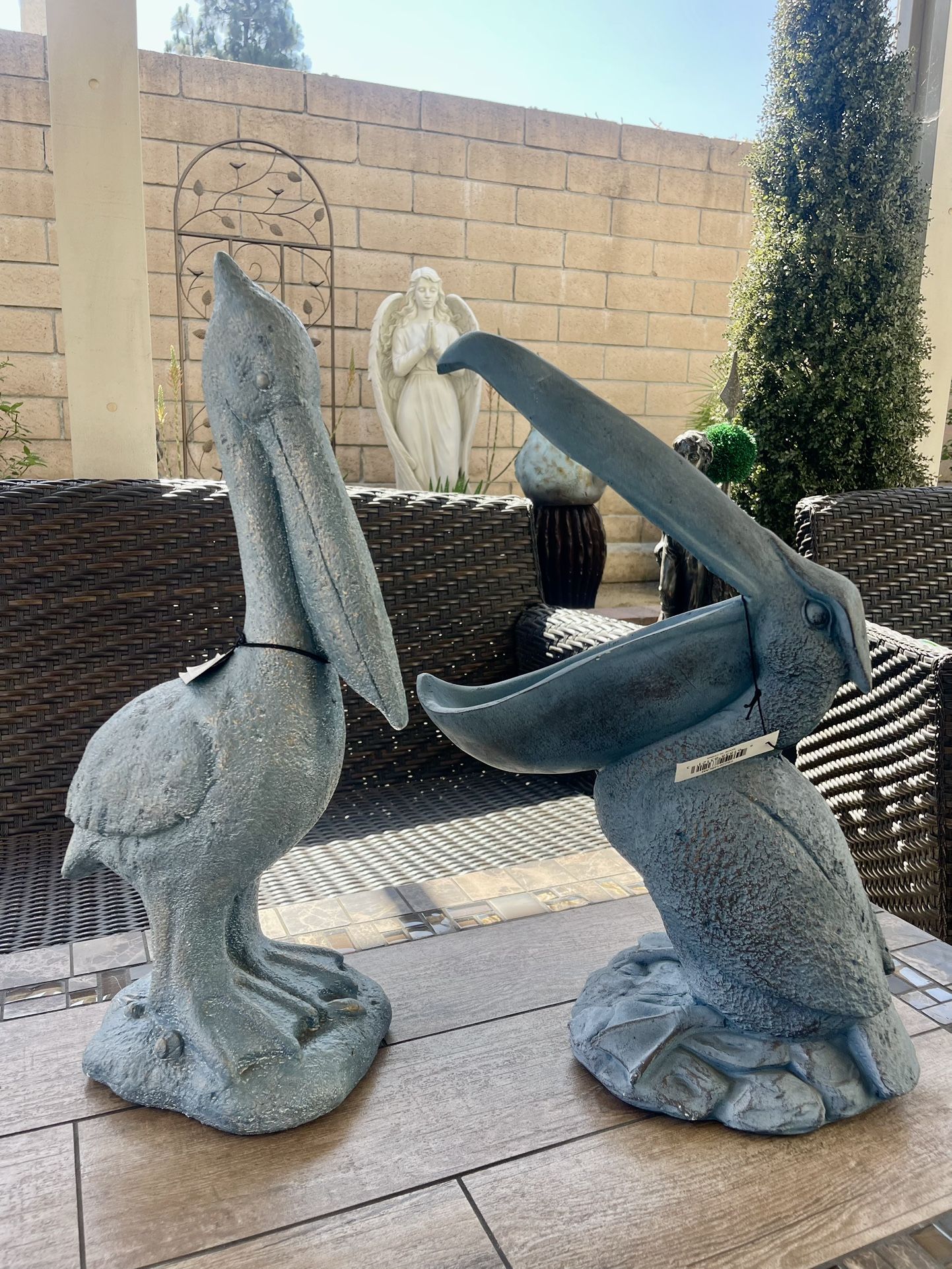 Outdoor Decor Pelicans