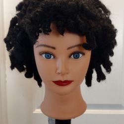 short curly pix half wig with headband