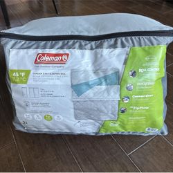 Coleman TANDEM 3-IN-1 SLEEPING BAG New 