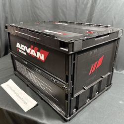 ADVAN 50L Foldable Collapsible Stackable Plastic Storage Container Box