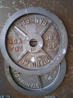 45lb plates