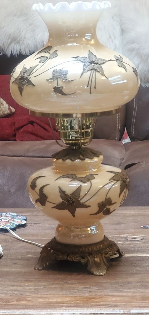 Vintage Hurricane Lamp