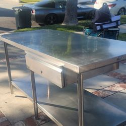 Stainless Steel  Table For Restaurant  Food 60x30