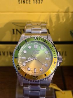 Invicta Pro Diver Watch Green Dial