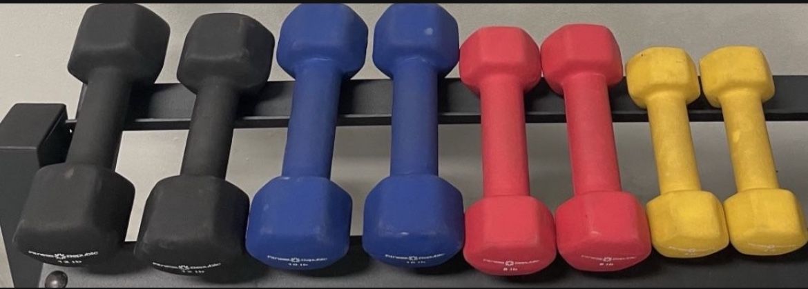 Fitness Republic Neoprene Weights Dumbbells Set