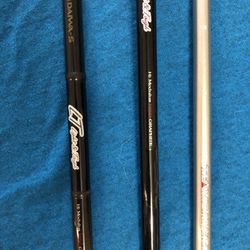 3 Team DAIWA Series Fishing Poles  With”SPECIAL DESIGN” And 3 Reels”