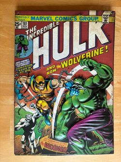 MARVEL THE  INCREDIBLE  HULK #181 NOV 1974  - 1st Full Appearance Of The Wolverine,  TIN 