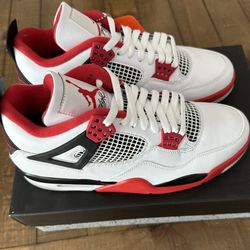 Jordan 4 Retro Fire Red (2020) Mens Size 9