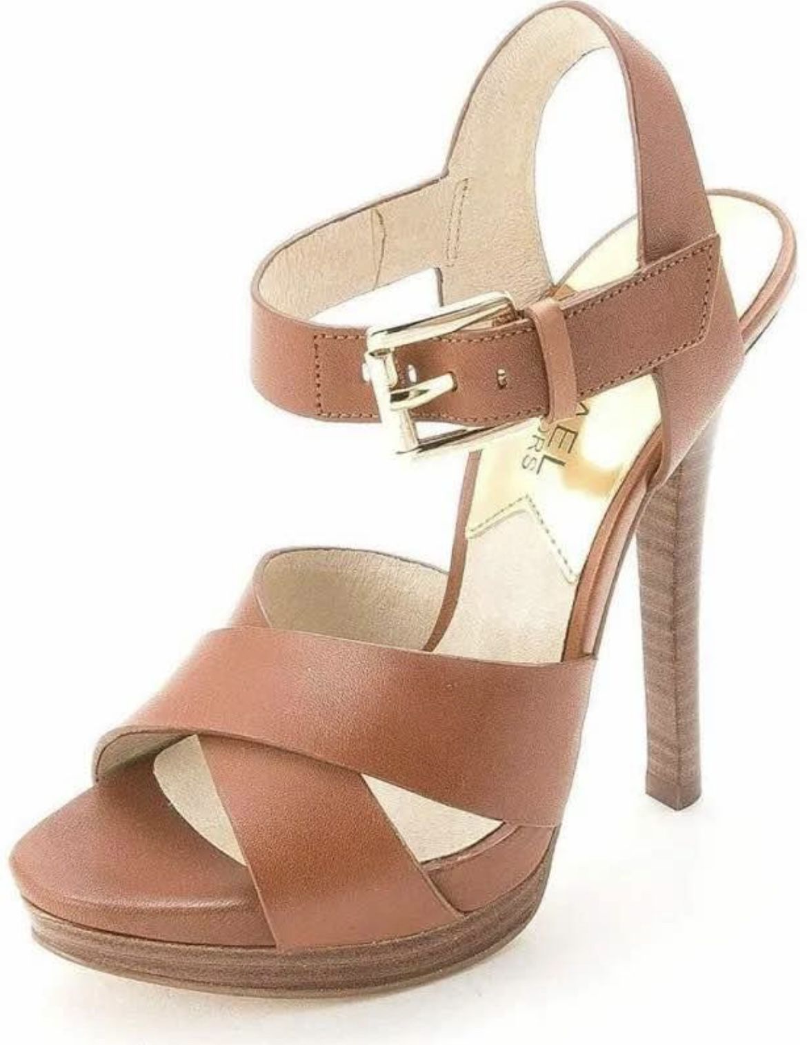 MICHAEL Michael Kors — Women's Oksana Leather Platform Sandals (7M)
