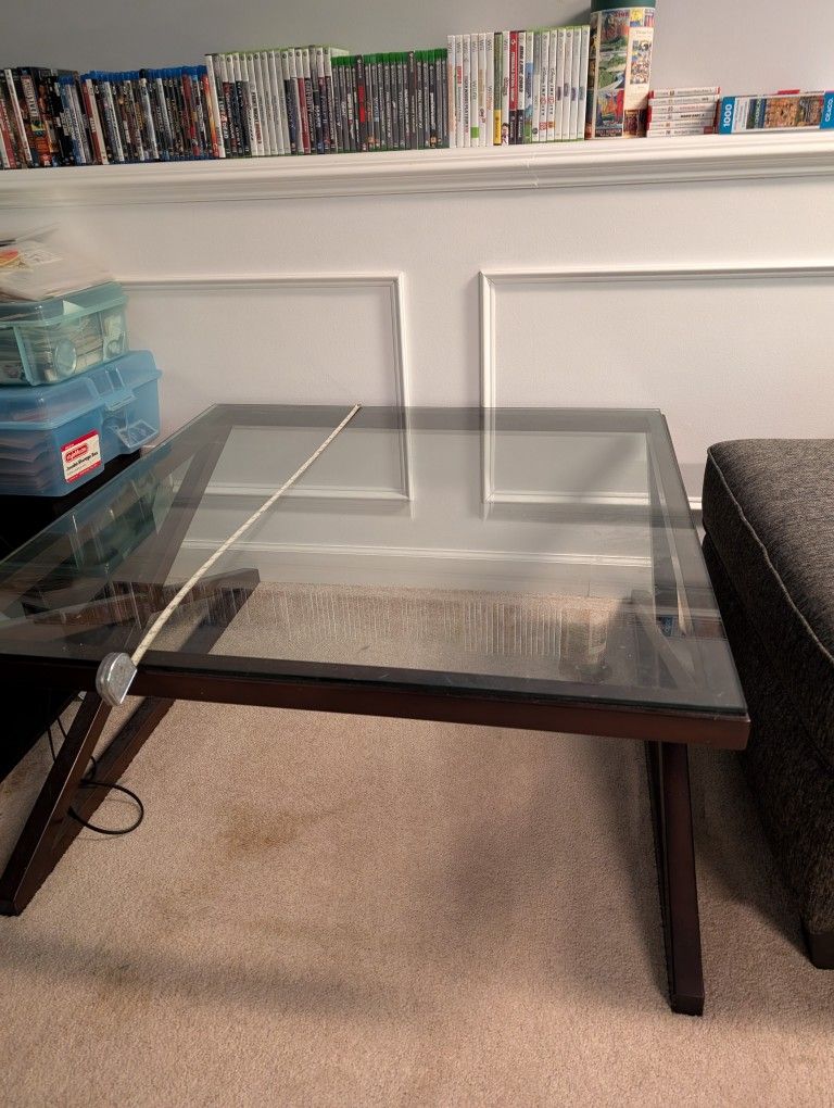Glass Top Coffee Table