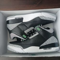 Jordan 3 Retro "Green Glow" 