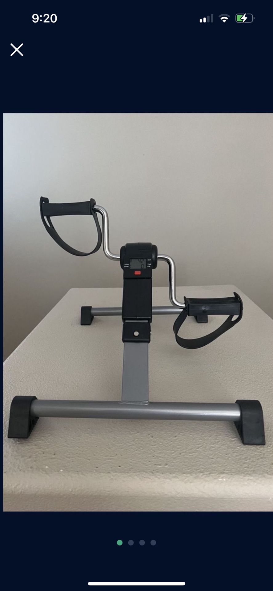 Exercise Portable Under Desk Bike Fitness Workout Equipment 