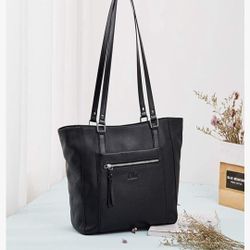 Cluci Genuine Leather Large Handbag