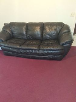 Leather couch