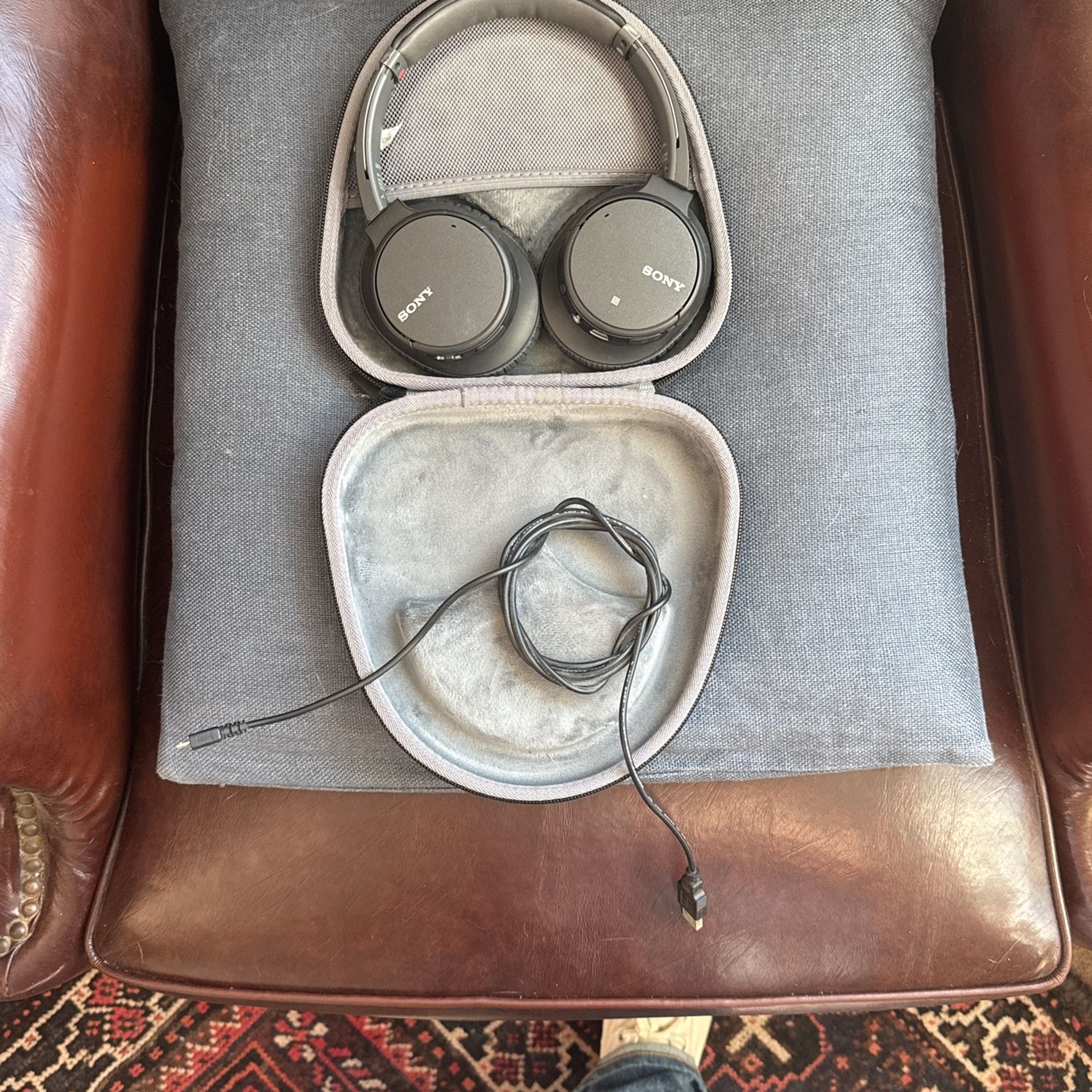 Sony Headphones With Case