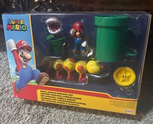 Super Mario Soda Jungle Diorama Set