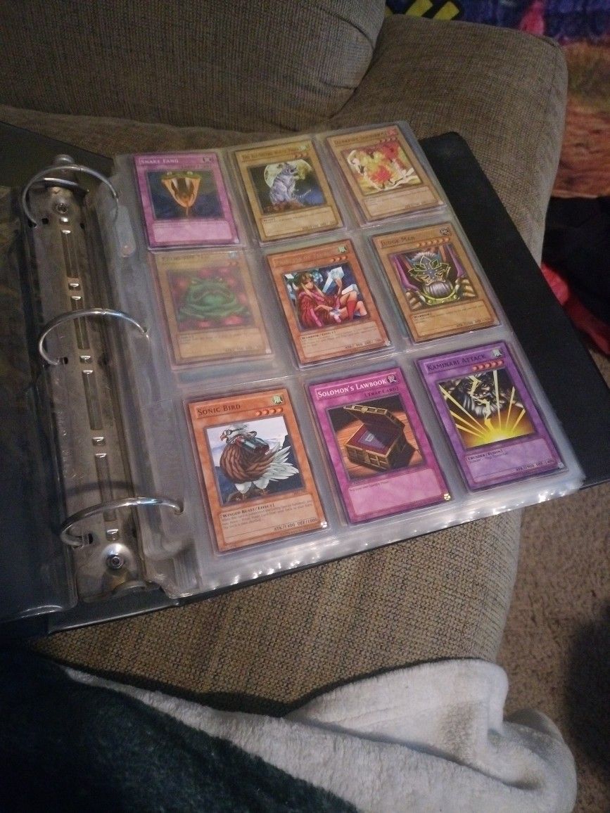 Binder Of Vintage Yu-Gi-Oh Commons
