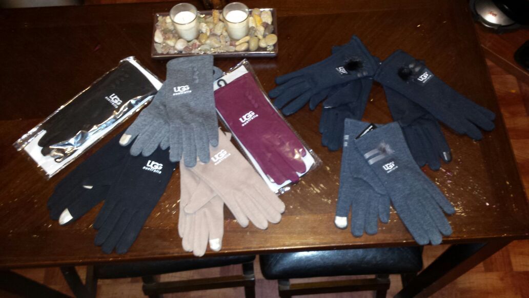 Ugg and North Face Gloves