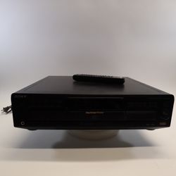 Sony CDP-CE525 Compact 5 Disc Carousel CD Player Changer W/ Remote